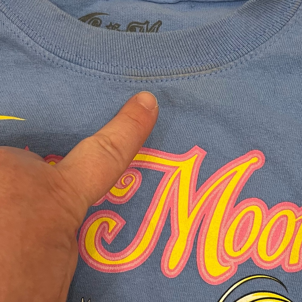 Vintage top - blue long sleeve crop shirt - Sailor moon - Picture 13 of 13